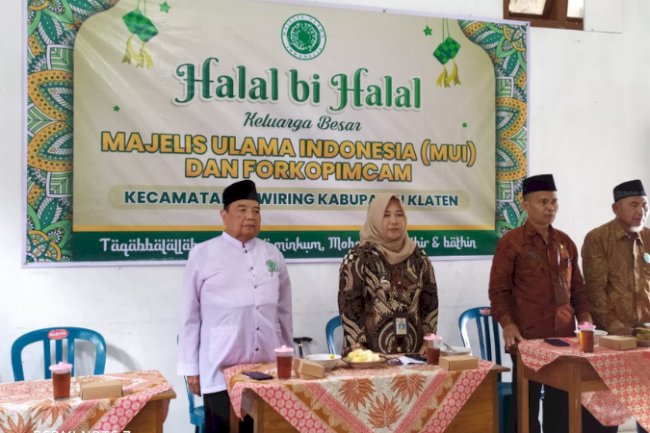Camat Hadiri Halal Bi Halal MUI dan Forkompincam Juwiring