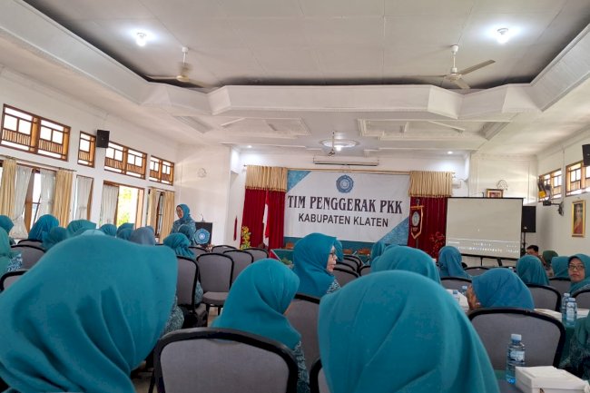 Pertemuan rutin PKK Kab, 11-2-2025