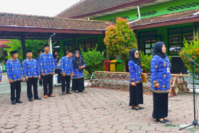 Peringati Hari Sumpah Pemuda ke-97, Kecamatan Juwiring Gelar Upacara dengan Semangat Persatuan