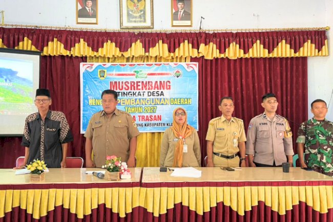 Kecamatan Juwiring Hadiri Musrenbang Tingkat Desa di Trasan, Jetis, dan Juwiran