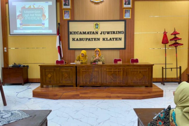 Kecamatan Juwiring Gelar Koordinasi Pengisian SITIE KEDELAK Bersama Admin Desa