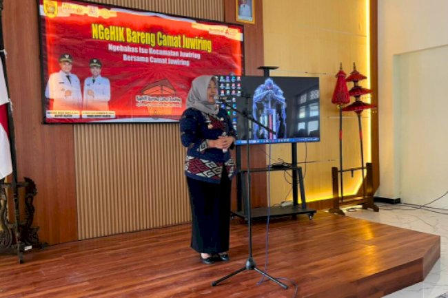 Koordinasi dalam rangka mengidentifikasi dan mengatasi permasalahan banjir di wilayah Kecamatan Juwiring