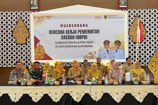 Musrenbang RKPD Kabupaten Klaten Tahun 2027 Digelar di Kecamatan Juwiring