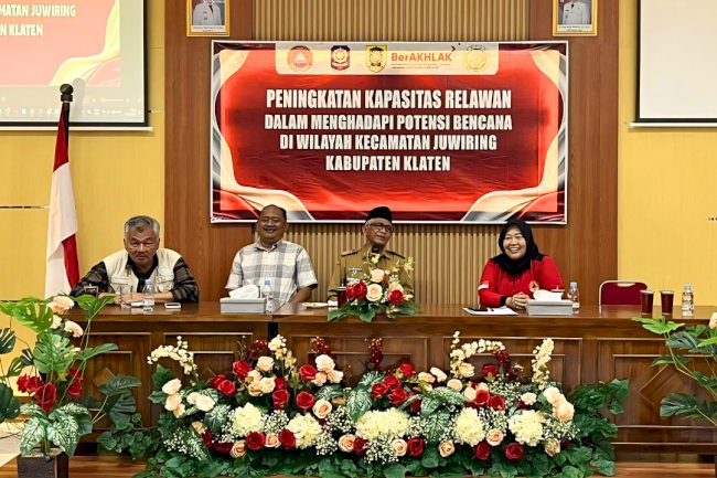 Peningkatan Kapasitas Relawan dalam Menghadapi Potensi Bencana di Kecamatan Juwiring