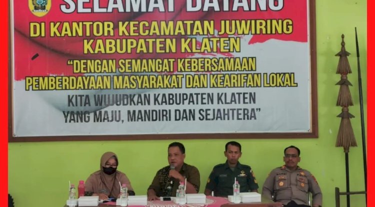 RAPAT LINTAS SEKTORAL KECAMATAN JUWIRING 2023