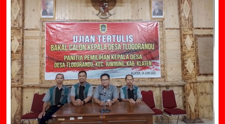 Ujian Tambahan Tes Tertulis untuk Calon Kepala Desa Tlogorandu