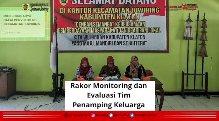 Rakor monitoring dan evaluasi evaluasi tim pendamping keluarga (TPK)