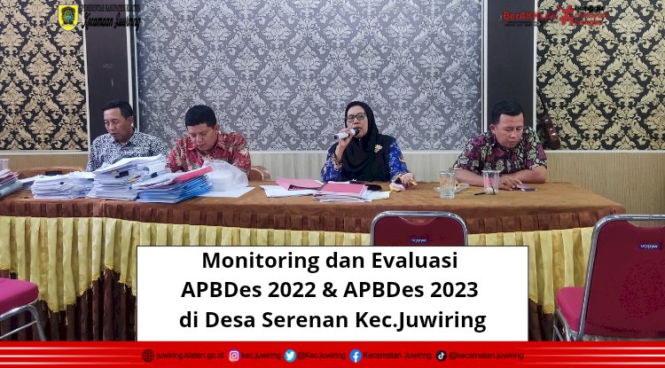 Monitoring dan Evaluasi APBDes 2022 dan APBDes 2023