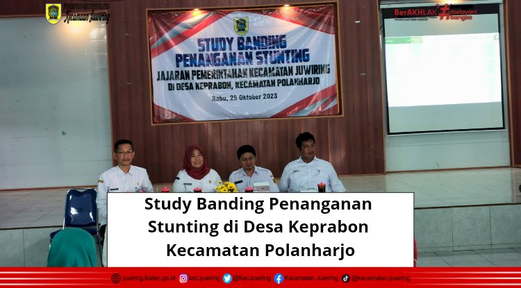 Study Banding Penanganan Stunting di Desa Keprabon Kecamatan Polanharjo