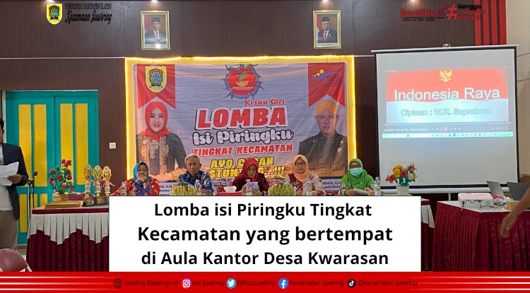 Lomba isi Piringku Tingkat Kecamatan