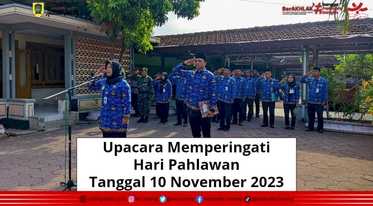Upacara Memperingati Hari Pahlawan Tahun 2023