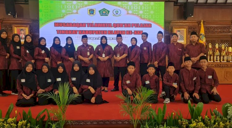 Mengantar Peserta MTQ Pelajar Tahun 2023 Kecamatan Juwiring