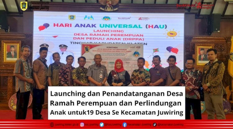 Launching dan Penandatanganan Desa Ramah Perempuan dan Perlindungan Anak