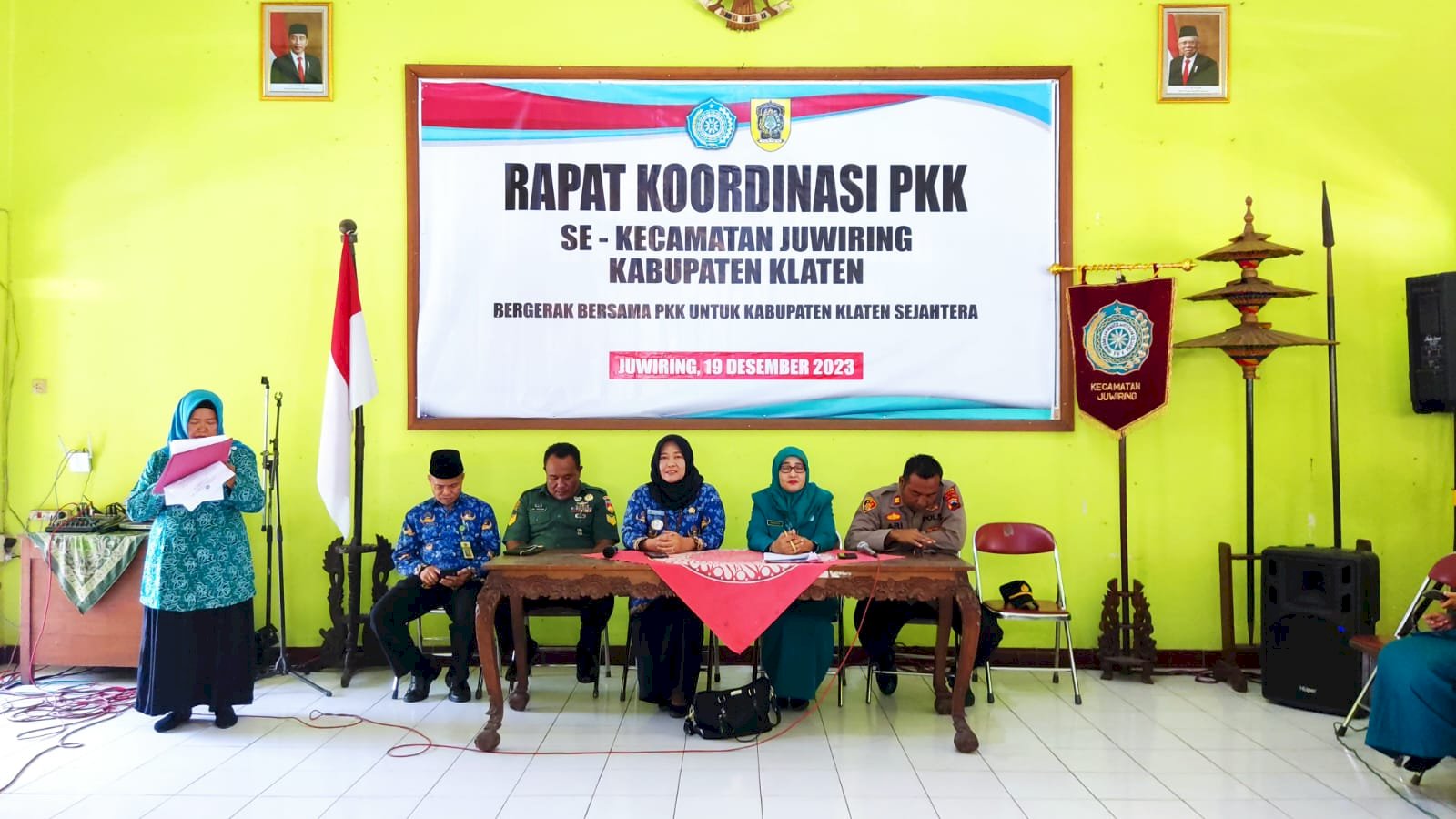 Rapat Koordinasi PKK Se-Kecamatan Juwiring