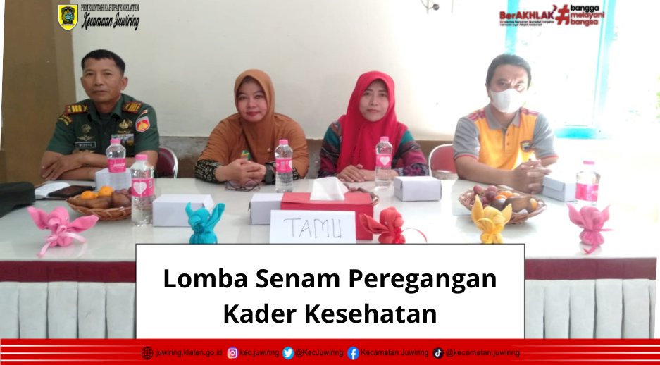 Lomba Senam Peregangan Kader Kesehatan