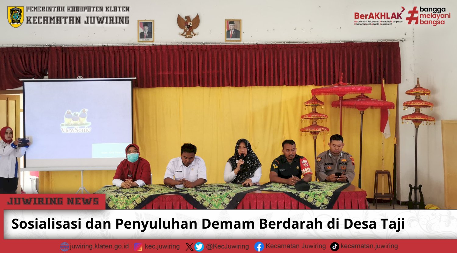 Sosialisasi dan Penyuluhan Demam Berdarah di Desa Taji