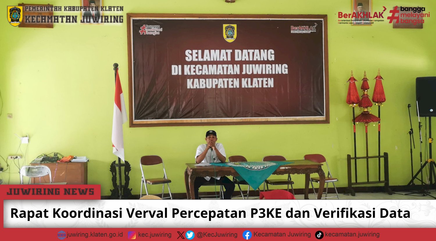 Rapat Koordinasi Verval Percepatan P3KE dan Verfikasi Data