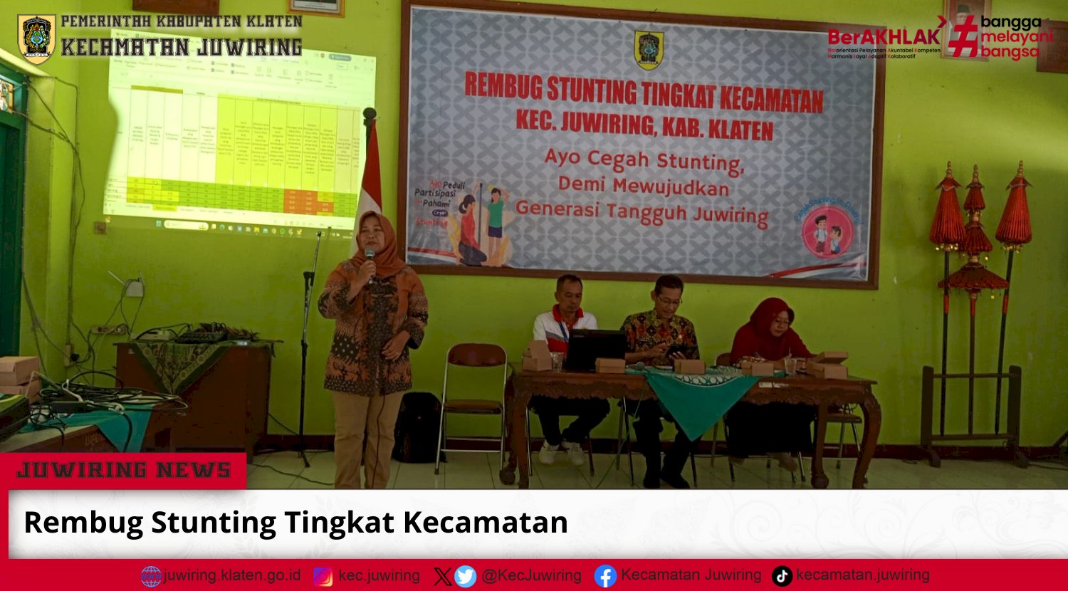 Rembug Stunting Tingkat Kecamatan Juwiring