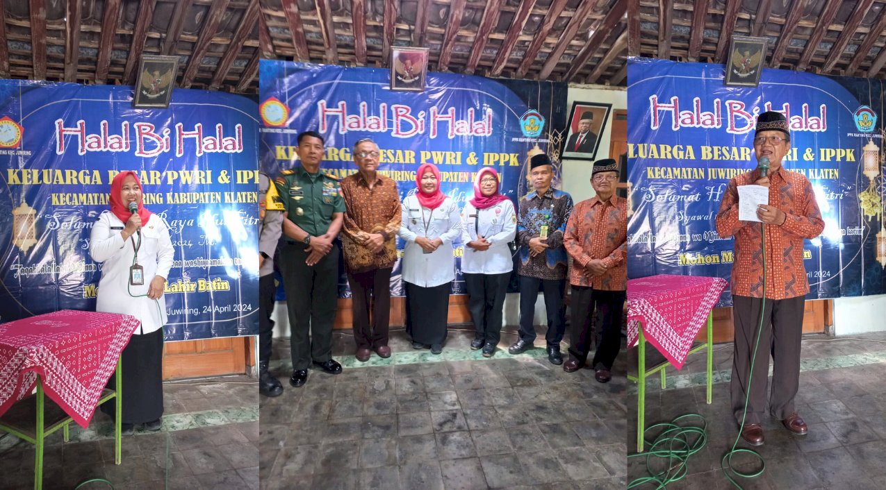 Halal Bi Halal Keluarga Besar PWRI & IPPK Kecamatan Juwiring Kabupaten Klaten