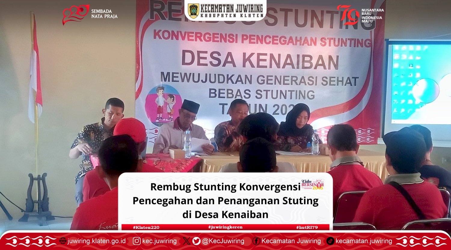 Rembug Stunting Konvergensi Pencegahan dan Penanganan Stuting di Desa Kenaiban