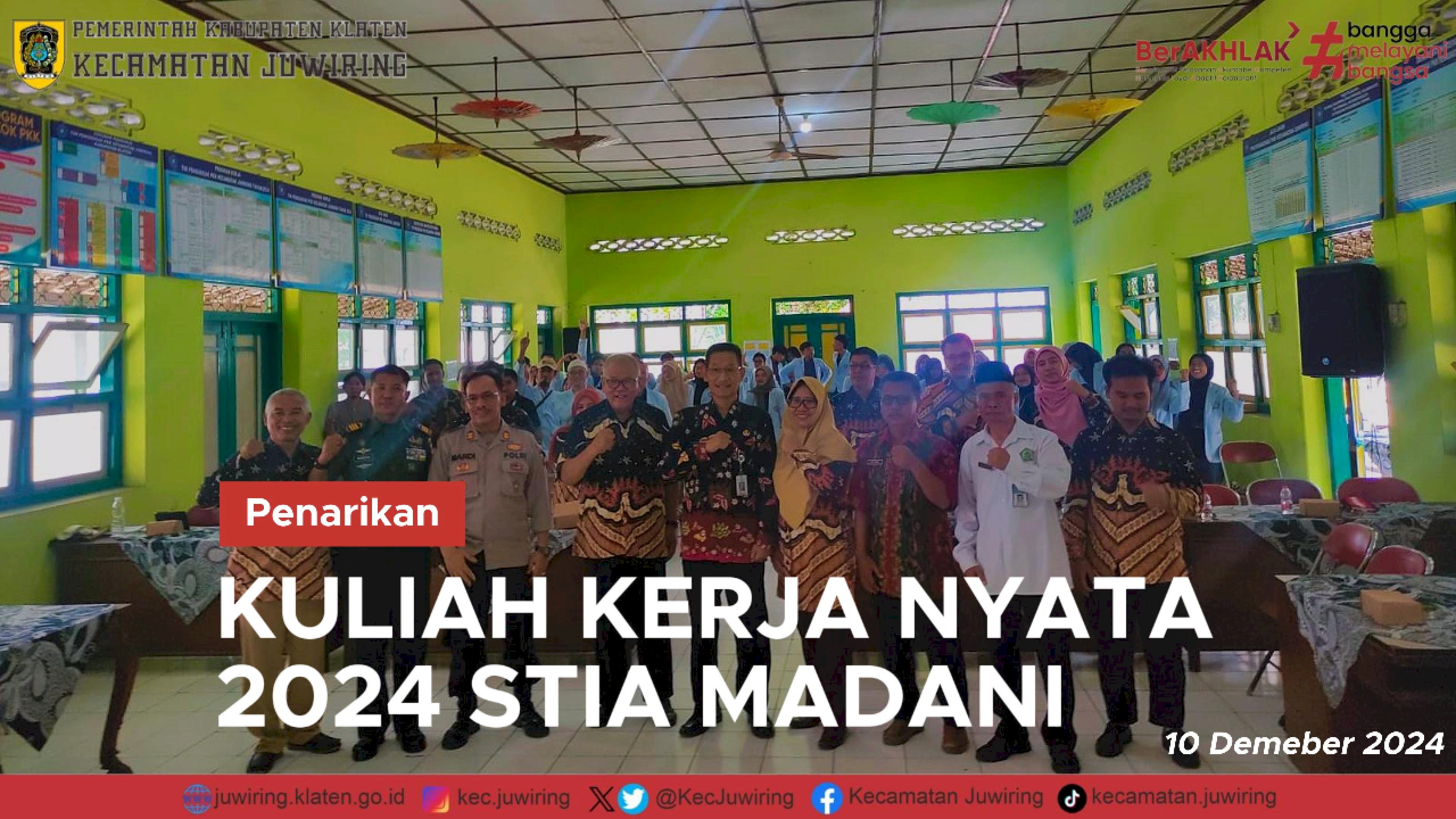 Penarikan Kuliah Kerja Nyata 2024 STIA Madani