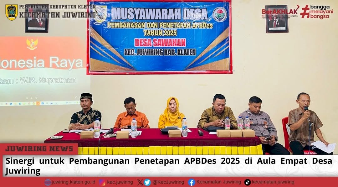 Musyawarah Desa Khusus (Musdessus) Pembahasan dan Penetapan Anggaran Pendapatan dan Belanja Desa (APBDes) Tahun Anggaran 2025