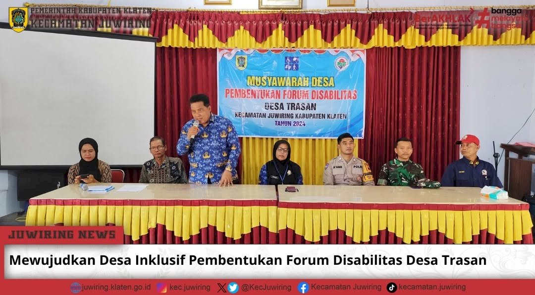 Mewujudkan Desa Inklusif Pembentukan Forum Disabilitas Desa Trasan