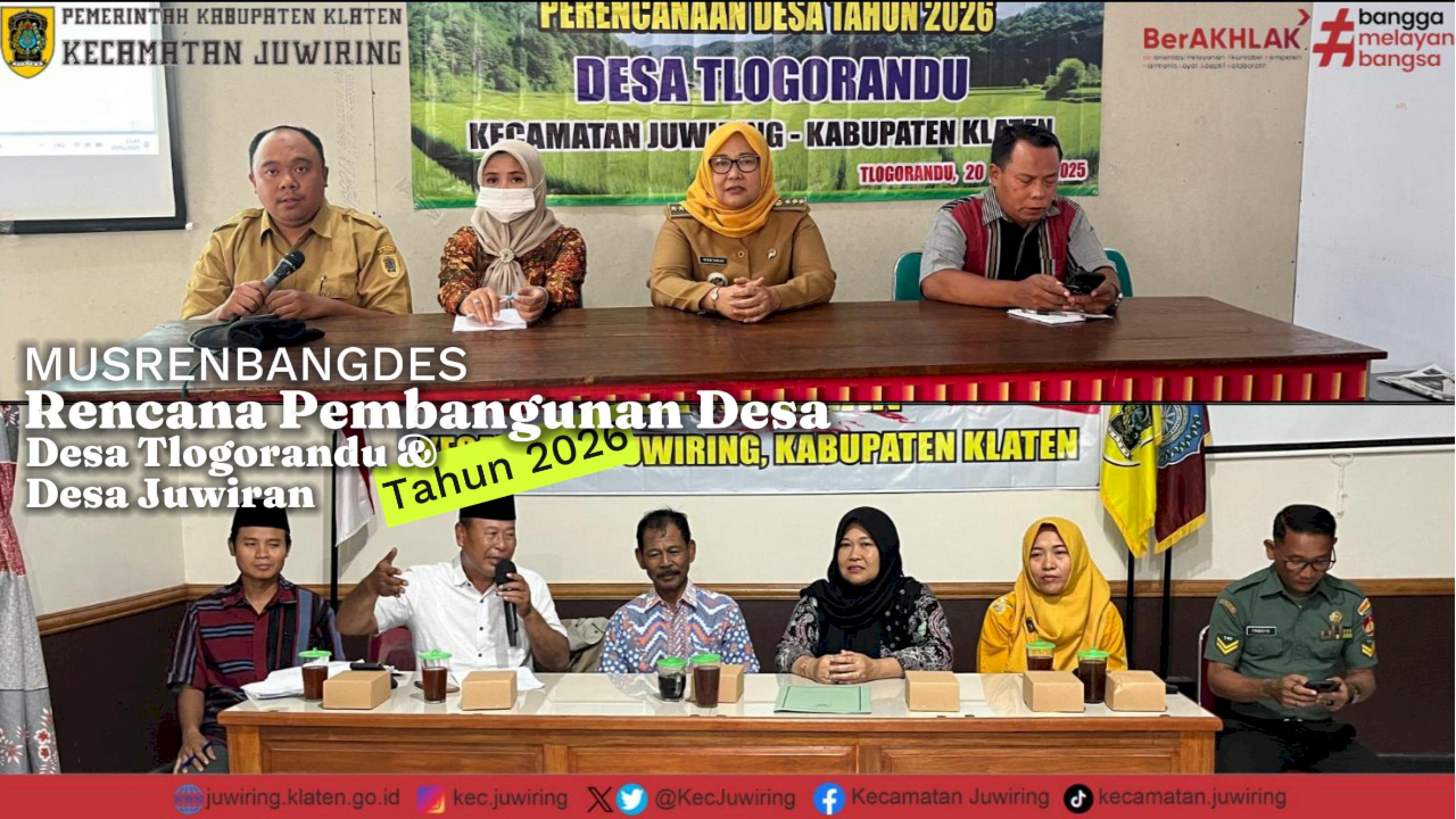 Musrenbangdes Rencana Pembangunan Desa Tlogorandu & Desa Juwiran Tahun 2026