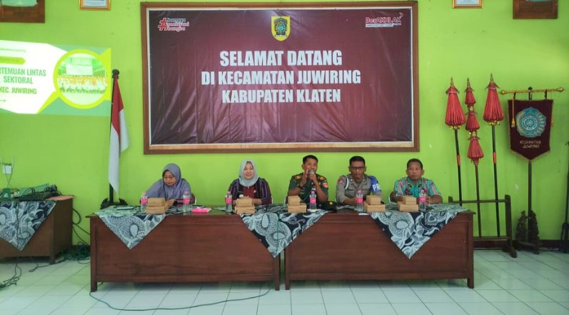 Rapat Lintas Sektoral Kecamatan Juwiring Bahas Ketahanan Pangan dan Kesehatan