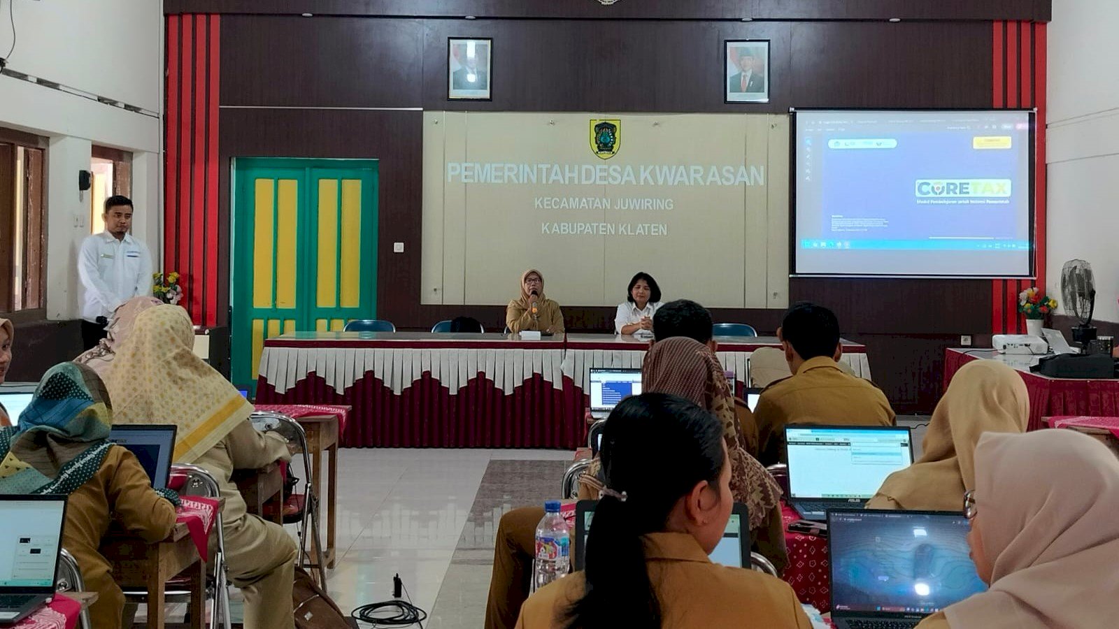 Sosialisasi Perpajakan dan Penggunaan Aplikasi Cortex di Desa Kwarasan