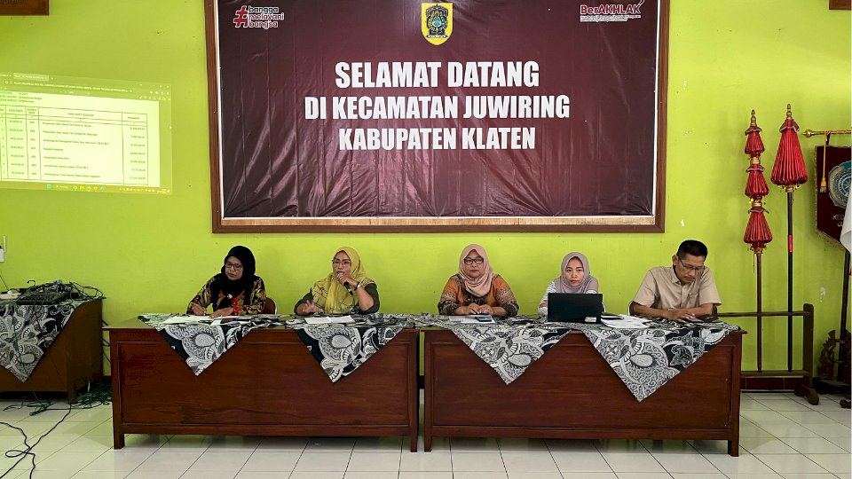 Rapat Koordinasi Ketahanan Pangan Dana Desa 2025 Kecamatan Juwiring