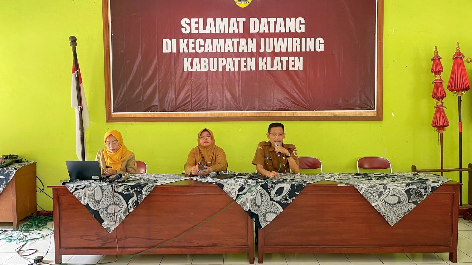 Rapat Koordinasi Pemenuhan Indikator Kabupaten Sehat Kecamatan Juwiring 2025