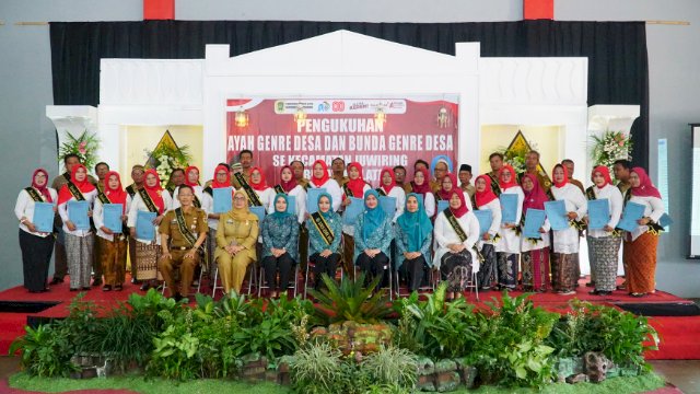 Pengukuhan Ayah Genre, Bunda Genre, dan Bunda PAUD Desa se-Kecamatan Juwiring Tahun 2025