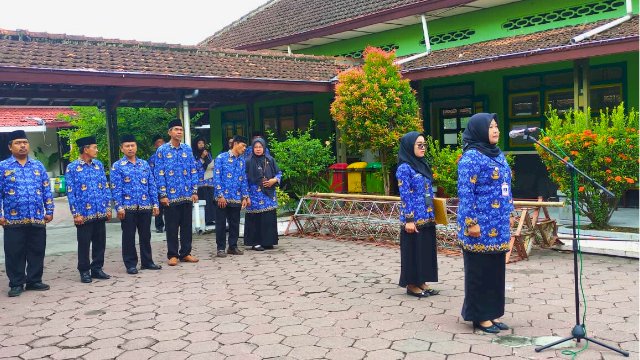 Peringati Hari Sumpah Pemuda ke-97, Kecamatan Juwiring Gelar Upacara dengan Semangat Persatuan