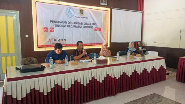 Penguatan Kelembagaan Forum Disabilitas Tingkat Kecamatan Juwiring