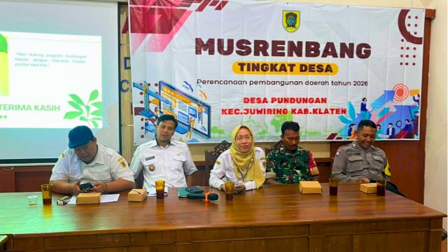 Kecamatan Juwiring Hadiri Musrenbang Tingkat Desa di Pundungan, Mrisen, Juwiring dan Kwarasan