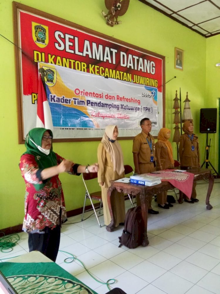 RAKOR ORIENTASI DAN REFRESING KADER TIM PENDAMPING KELUARGA  KEC.JUWIRING KAB.KLATEN 