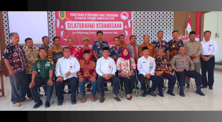 Paguyuban Kerukunan Umat Beragama Kecamatan Juwiring Kabupaten Klaten