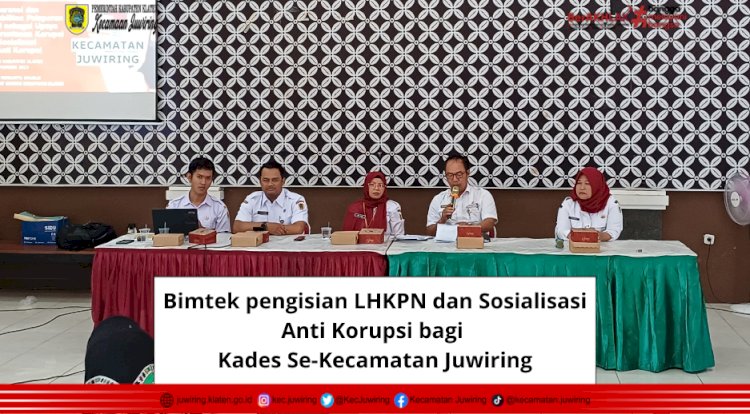 KADES WAJIB LAPOR KEKAYAAN MELALUI E-LHKPN