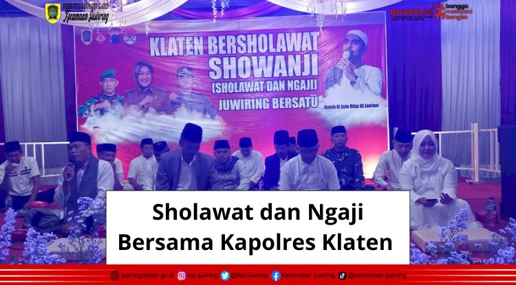 Sholawat dan Ngaji bersama Kapolres