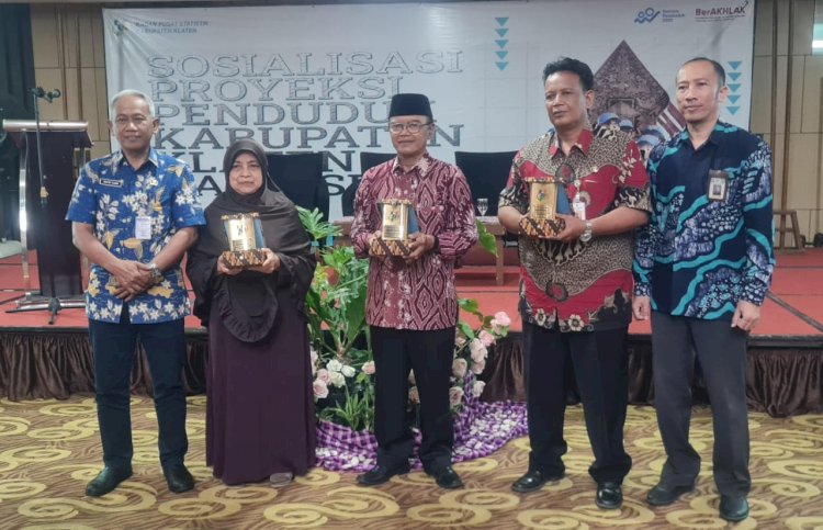 Award Responden Terbaik  Giat Sosialisasi Penduduk Kab.Klaten Hasil SP 2020.