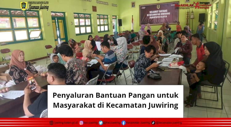 Penyaluran Bantuan Pangan untuk Masyarakat