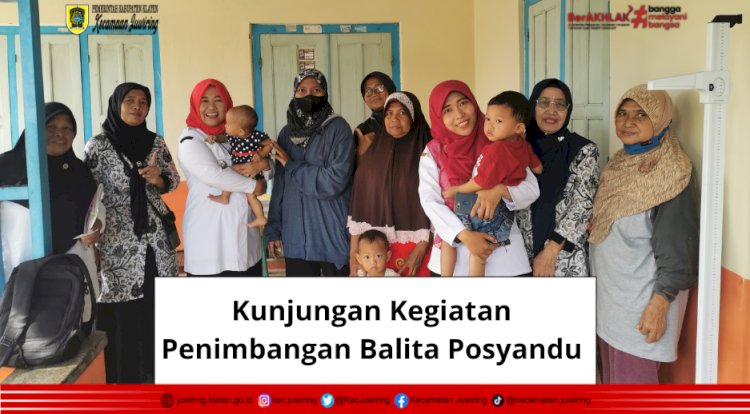 Kunjungan Kegiatan Penimbangan Balita Posyandu