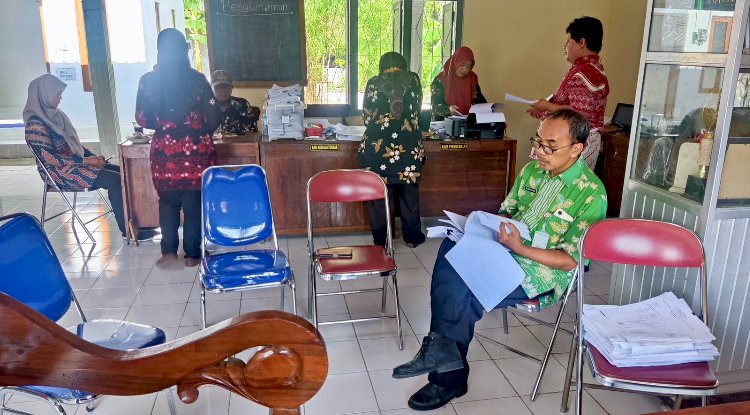 Monev APBDes Tahun 2023 di Desa Tanjung Kecamatan Juwiring