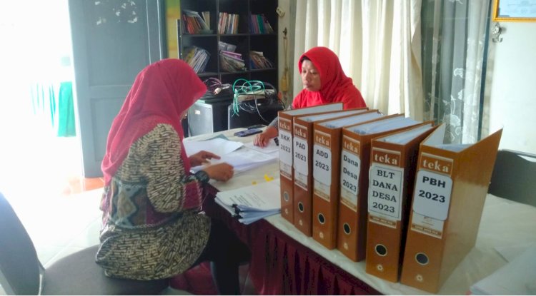 Monev APBDes Tahun 2023 di Desa Pundungan Kecamatan Juwiring