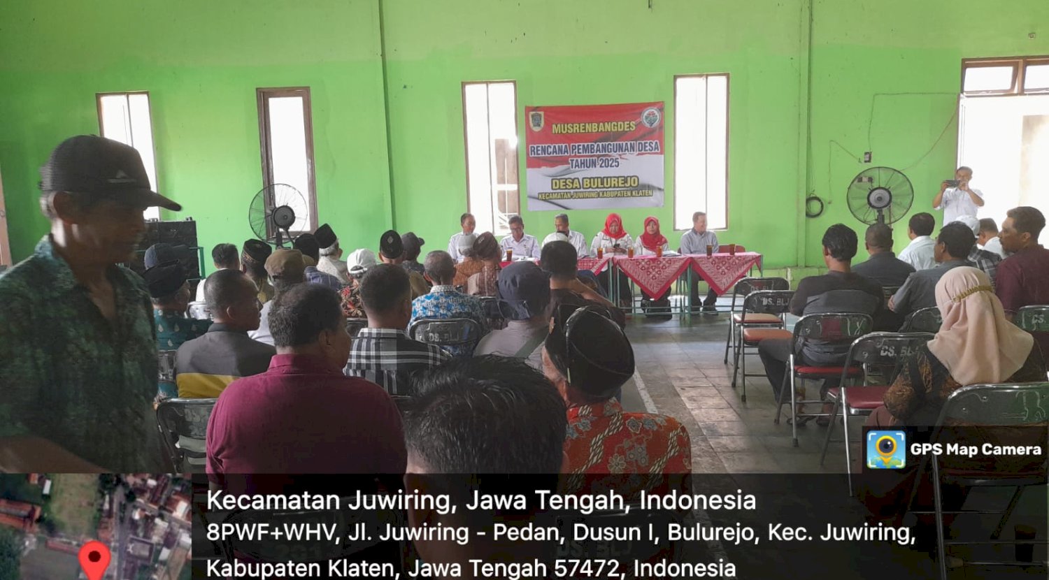 Musrenbang Pembahasan Perencanaan Pembangunan Desa Tahun 2025 di Desa Bulurejo Kecamatan Juwiring