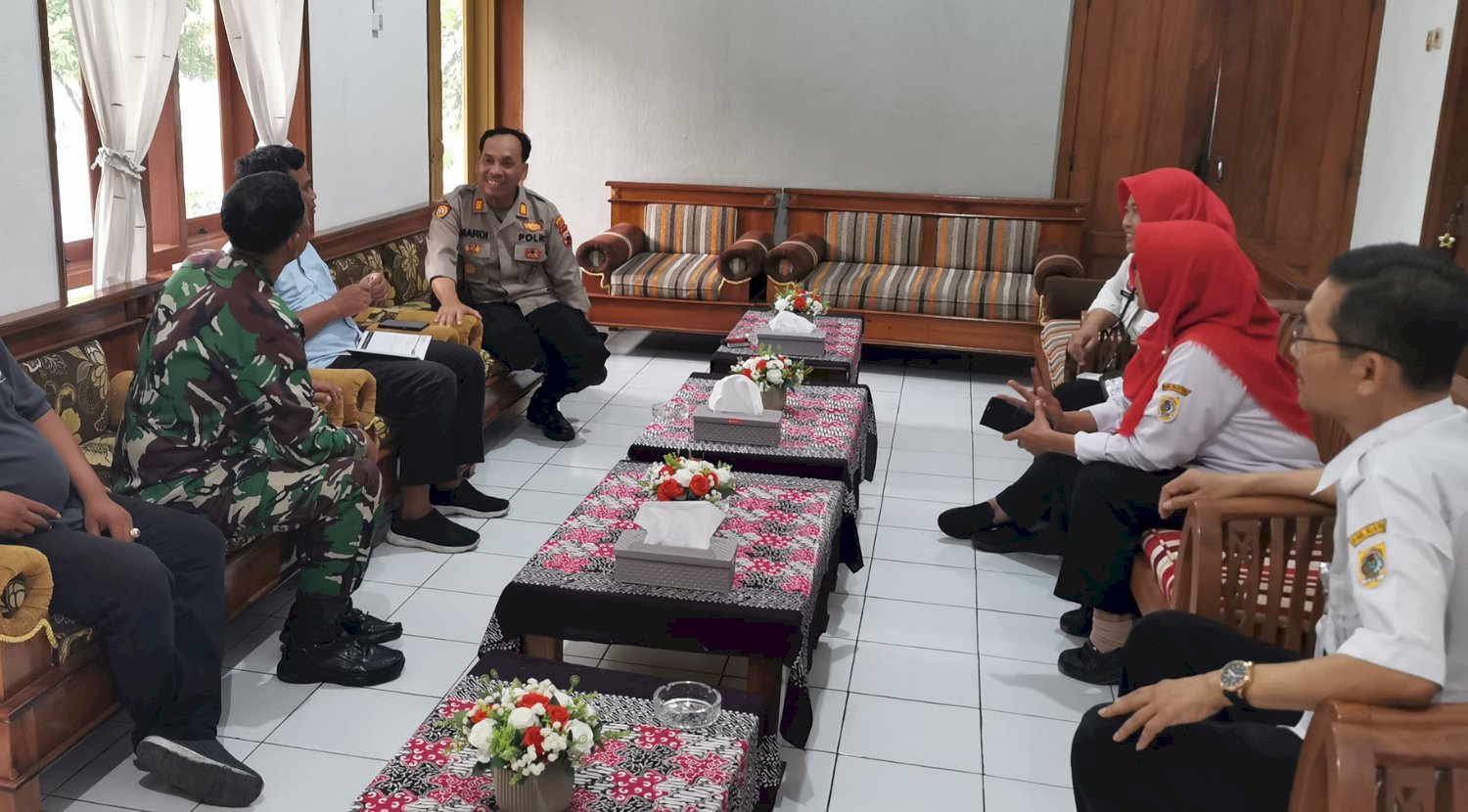 Rapat Koordinasi Persiapan Pengamanan Distribusi Logistik Pemilu 2024 untuk Wilayah Kecamatan Juwiring