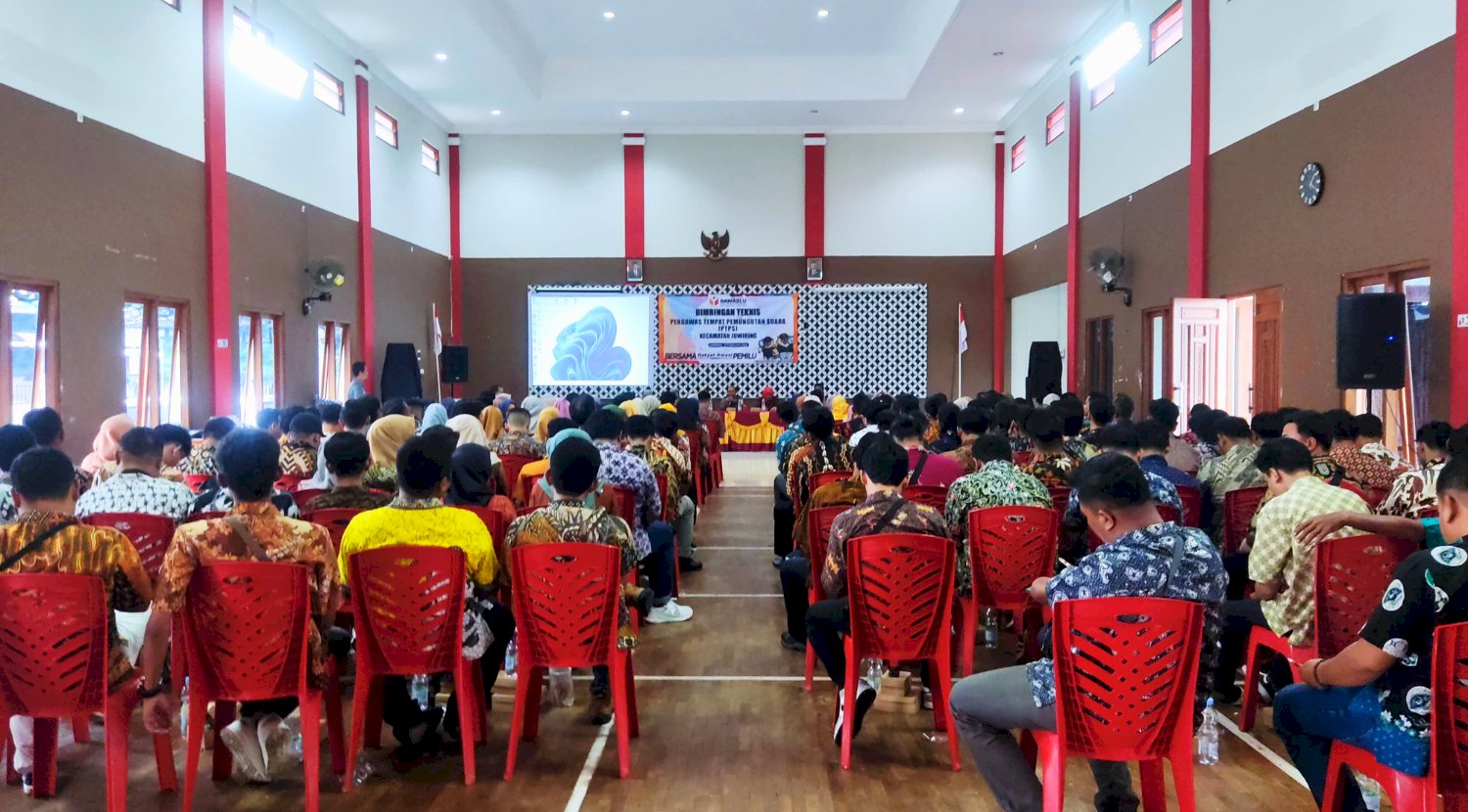 Bimbingan Teknis Pengawas Tempat Pemungutan Suara (PTPS) Kecamatan Juwiring