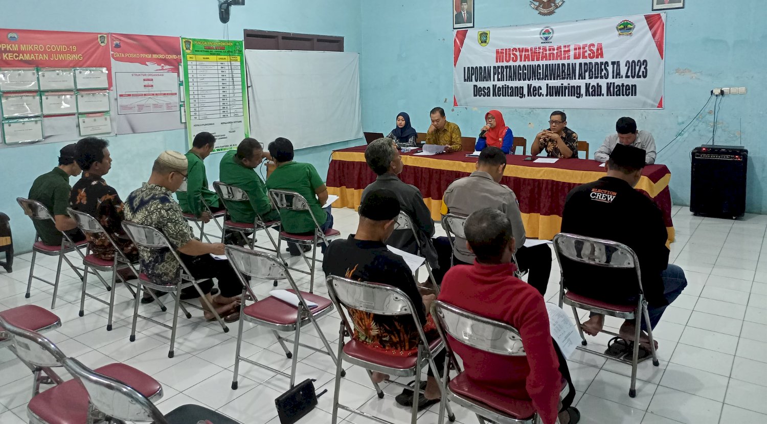 Musyawarah Desa Laporan Pertanggungjawaban APBDes 2023 Desa Ketitang