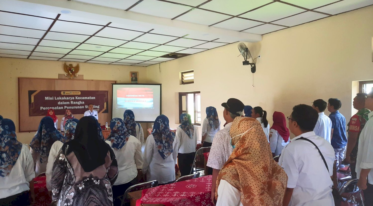 Mini Lokakrya Kecamatan dalam Rangka Percepatan Penurunan Stunting